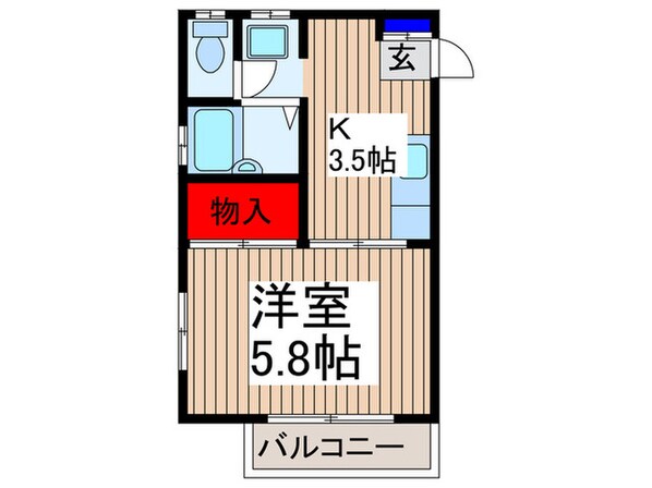 第２ドリームハイツの物件間取画像